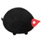 Norpro Silicone Dish Scrubbing Sponge / Vegetable Scrubber Brush - Black Hedgehog Shaped